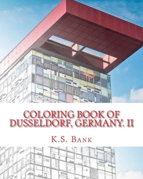 Paperback Coloring Book of Dusseldorf, Germany. II Book