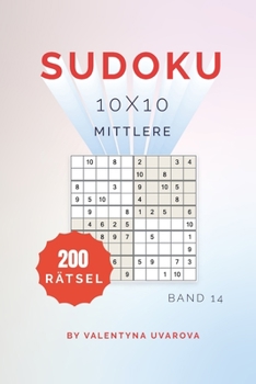 Paperback Sudoku: 200 Mittlere Rätsel 10x10 band. 14 [German] Book