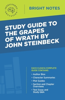 Study Guide to The Grapes of Wrath by John Steinbeck (Bright Notes)
