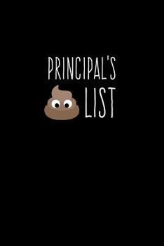 Paperback Principal's List: Principal Humor Notebook Book