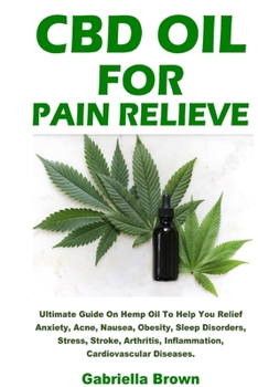 Paperback CBD Oil For Pain Relief Book