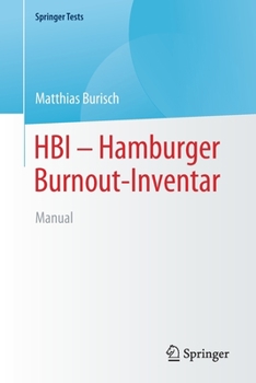 Paperback Hbi - Hamburger Burnout-Inventar: Manual [German] Book