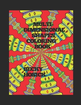Paperback Multi-Dimensional Shapes Coloring Book