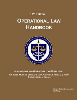Paperback 17th Edition US Army Operational Law Handbook Book