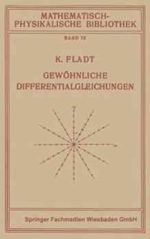 Paperback Gewöhnliche Differentialgleichungen [German] Book