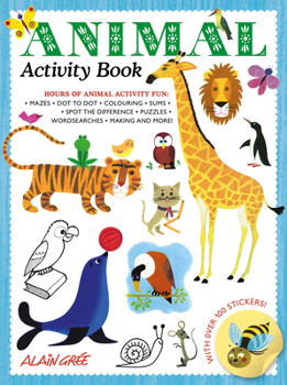 Paperback Animal Activity Book