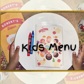 Paperback Kid's Menu Book