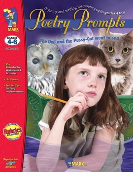 Paperback Poetry Prompts Grades 4-6 Book