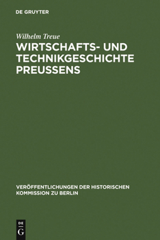 Hardcover Wirtschafts- Und Technikgeschichte Preußens [German] Book