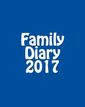 Paperback Family Diary 2017 Book