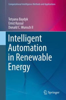 Hardcover Intelligent Automation in Renewable Energy Book