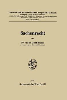 Paperback Sachenrecht [German] Book