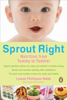 Paperback Sprout Right: Nutrition from Tummy to Toddler Book