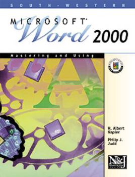 Spiral-bound Mastering and Using Microsoft Word 2000 Comprehensive Course Book