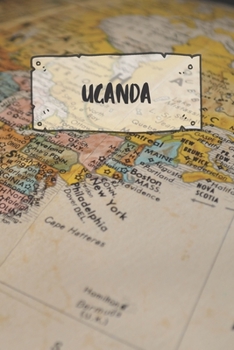 Uganda: Ruled Travel Diary Notebook or Journey  Journal - Lined Trip Pocketbook for Men and Women with Lines