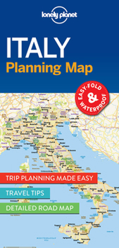 Paperback Lonely Planet Italy Planning Map Book