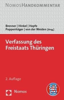 Hardcover Verfassung Des Freistaats Thuringen: Handkommentar [German] Book
