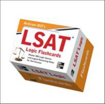 Paperback McGraw-Hill's LSAT Logic Flashcards: Master 400 Rules for Success on LSAT Logic Games and Logical Reasoning Questions Book