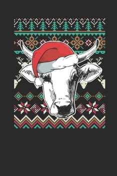 Paperback Christmas Sweater - Cow: Graph Ruled Notebook - Journal for Ugly Christmas Gift And New Year Gift Idea Book