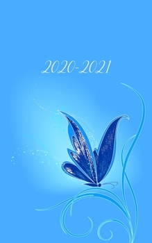 2020-2021: Two Year Planner with Butterfly Design | 2 Year Pocket Planner Calendar 5x8 inches Jan 2020 to Dec 2021 with Phone Book - Personal Planner ... Organizer Agenda Schedule with To Do List