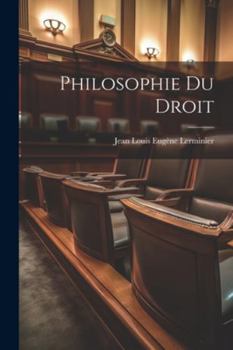 Paperback Philosophie Du Droit [French] Book