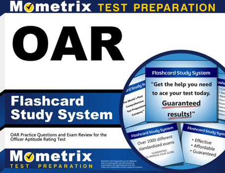 Misc. Oar Flashcard Study System: Oar Practice Questions and Exam Review for the Officer Aptitude Rating Test Book