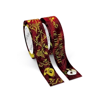 Masked Melody Washi Tape, Andrew Lloyd Webber Collection by Paperblanks (Phantom of the Opera)