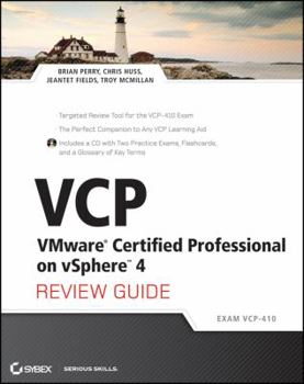 Paperback VCP VMware Certified Professional on vSphere 4 Review Guide: Exam VCP-410 [With CDROM] Book
