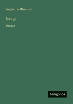 Paperback Bocage: Bocage [French] Book