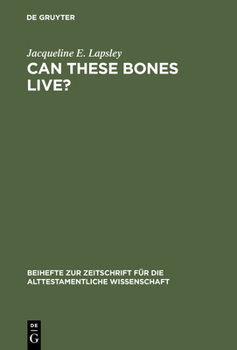 Hardcover Can These Bones Live? Book