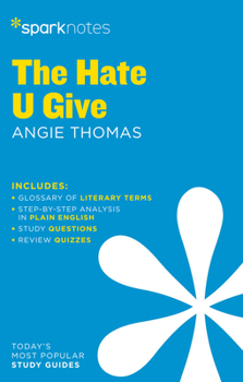 Paperback The Hate U Give Sparknotes Literature Guide Book