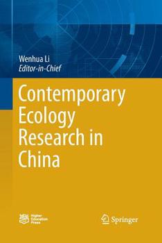 Paperback Contemporary Ecology Research in China Book