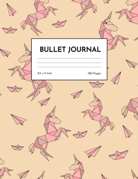 Bullet Journal: Simple Unicorn Dot Grid Notebook - Dotted Note Pad for Kids, Girls, Teens, Tweens, Women - Gifts for Birthday and Christmas | Design 98842