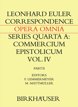 Hardcover Correspondence of Leonhard Euler with Christian Goldbach: Volume 2 Book