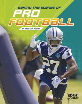 Hardcover Behind the Scenes of Pro Football Book