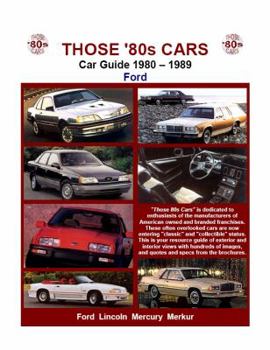 Paperback Those 80s Cars - Ford Book