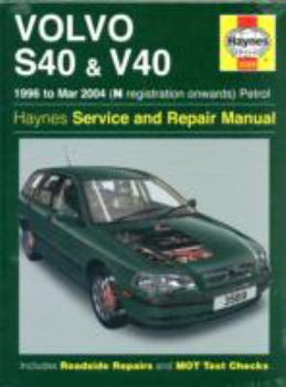 Hardcover Volvo S40 & V40 Service and Repair Manual: Models Covered, Volvo S40 Saloon & V40 Estate Models with Petrol Engines, Including Turbo and Gdi Versions, Book