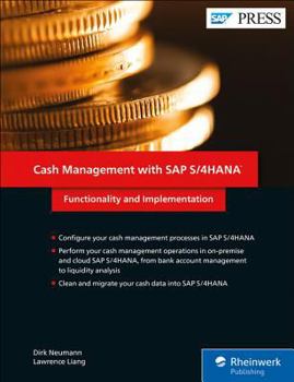 Hardcover Cash Management with SAP S/4hana: Functionality and Implementation Book