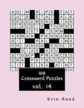Paperback 100 Crossword Puzzles vol. 14 Book