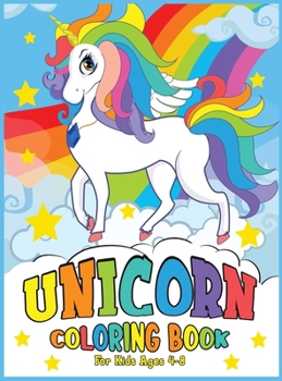 Hardcover Unicorn Coloring Book: for Kids Ages 4-8 Book