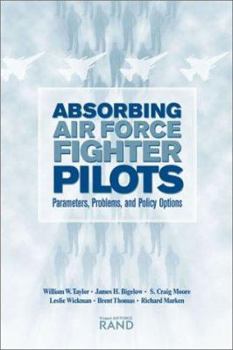 Paperback Absorbing Air Force Fighter Pilots: Parameters, Problems, and Policy Options Book