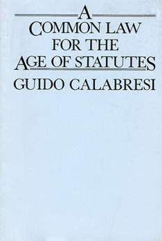 Paperback A Common Law for the Age of Statutes Book