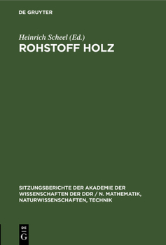 Hardcover Rohstoff Holz [German] Book