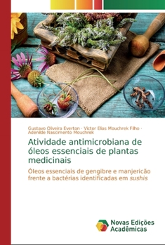 Paperback Atividade antimicrobiana de óleos essenciais de plantas medicinais [Portuguese] Book