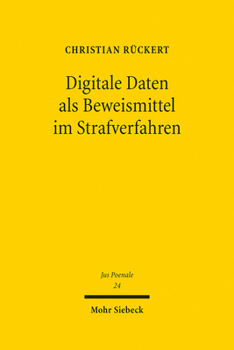 Hardcover Digitale Daten ALS Beweismittel Im Strafverfahren [German] Book