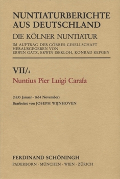 Paperback Nuntius Pier Luigi Carafa: 1633 Januar - 1634 November [German] Book