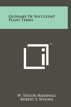 Hardcover Glossary of Succulent Plant Terms Book