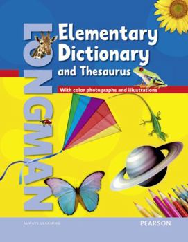 Hardcover Longman Elem Dictionary & Thesaurus Book