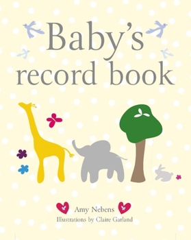 Hardcover Baby's Record Book