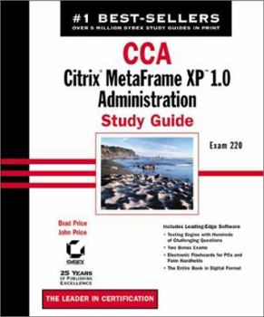 Hardcover Cca Citrix Metaframe XP 1.0 Administration Study Guide Book